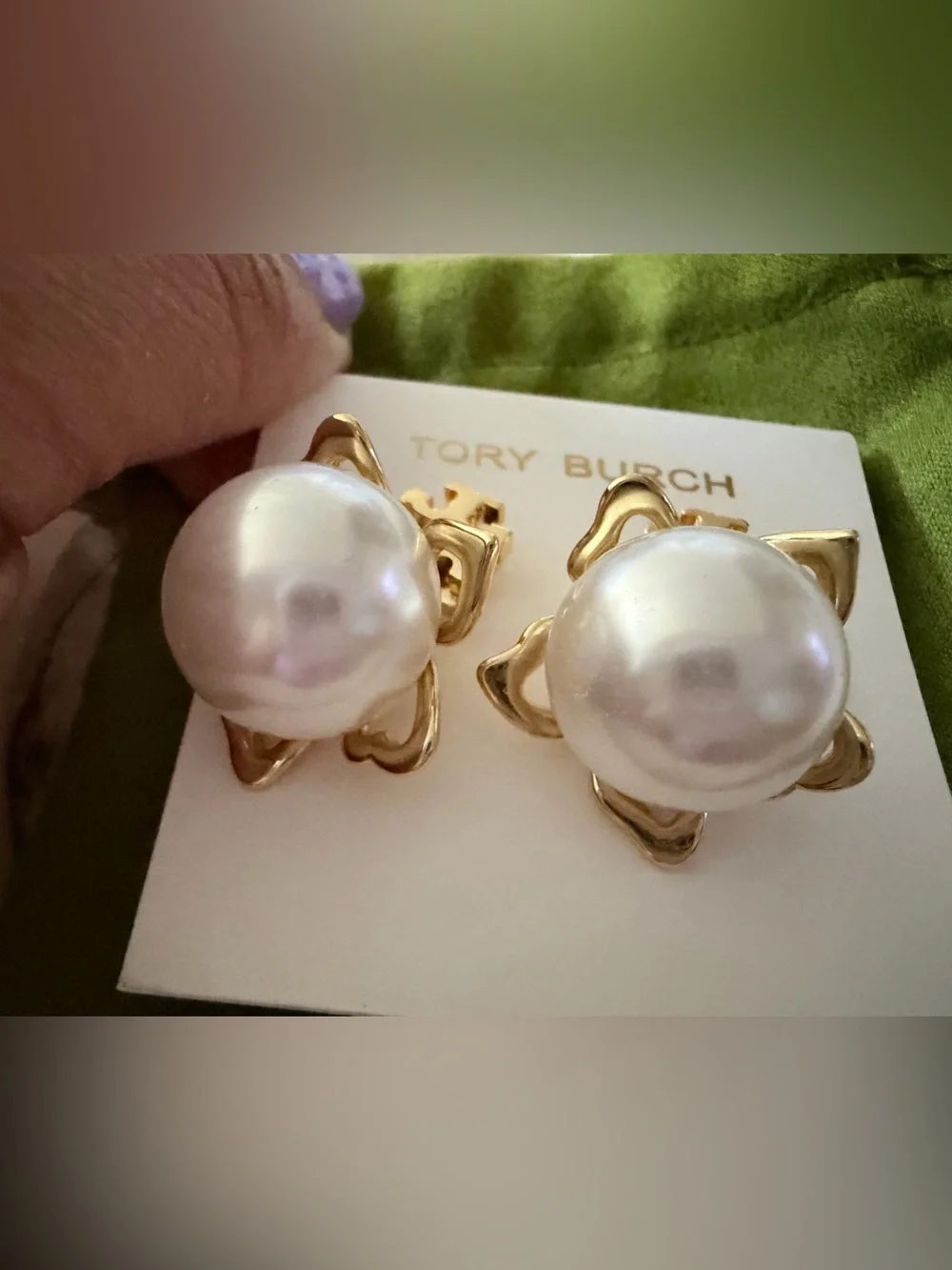 Tory Burch gold tone